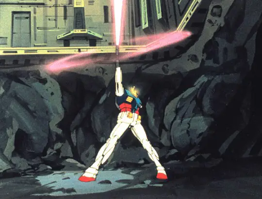 Adegan pertarungan mecha yang spektakuler dalam film Gundam Adegan pertempuran mecha dalam film Gundam