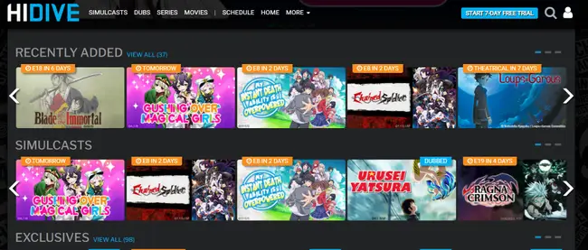 Bandingkan layanan streaming anime Tabel perbandingan layanan streaming anime legal
