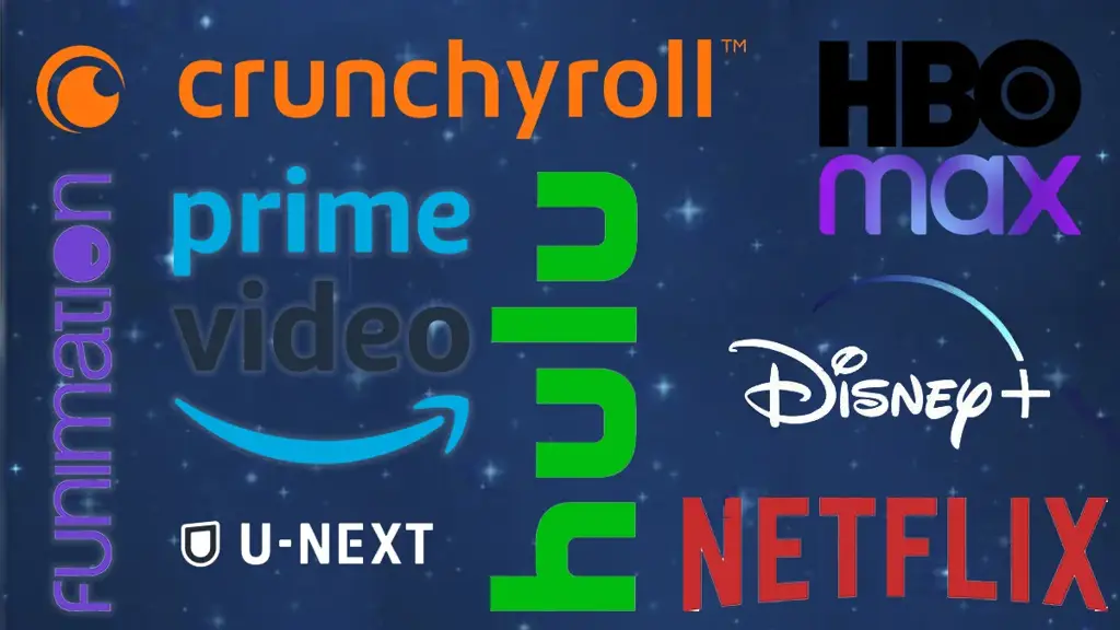 Layanan Streaming Anime Legal Logo beberapa layanan streaming anime legal seperti Netflix, Crunchyroll, dll.
