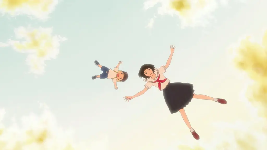 Adegan hangat keluarga Kun dan Mirai Adegan keluarga dalam film Mirai