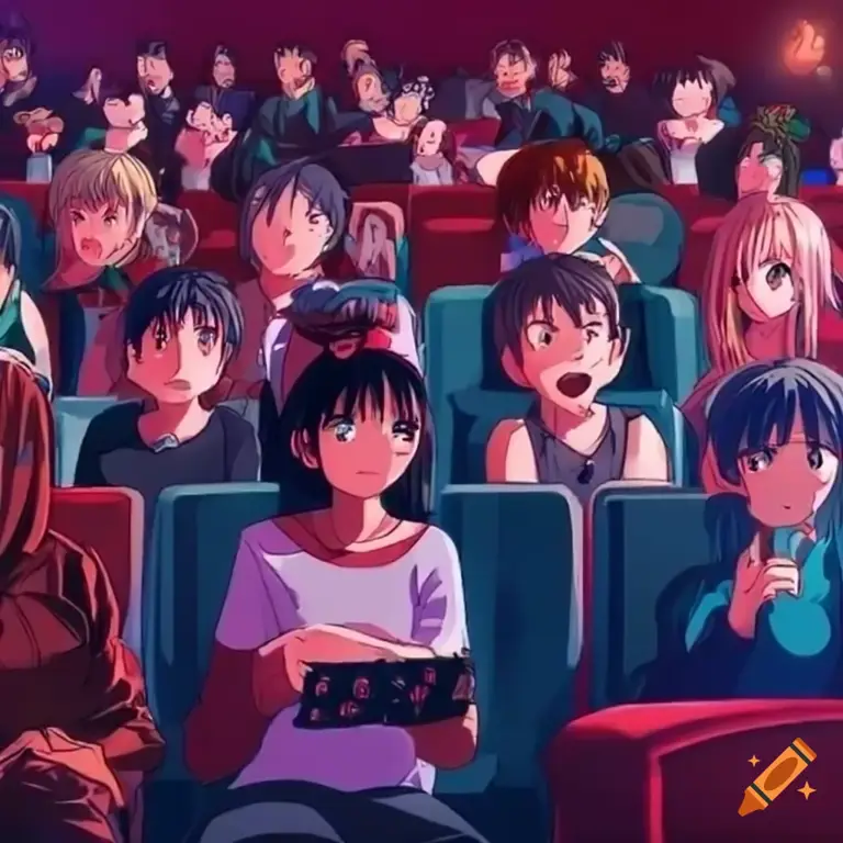Momen Menyenangkan Bersama Teman Menonton film anime bersama