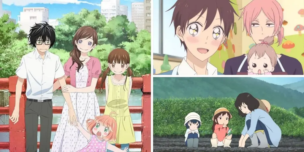 Momen kebersamaan keluarga dalam film Mirai Adegan keluarga dalam film Mirai