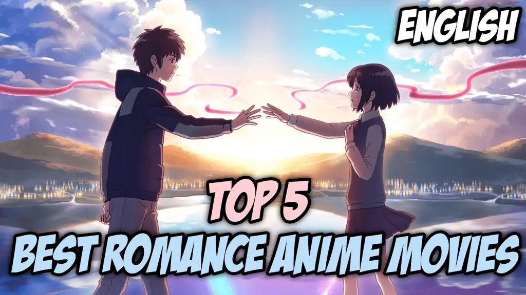 Adegan Romantis dalam Film Anime Gambar adegan romantis dari film anime