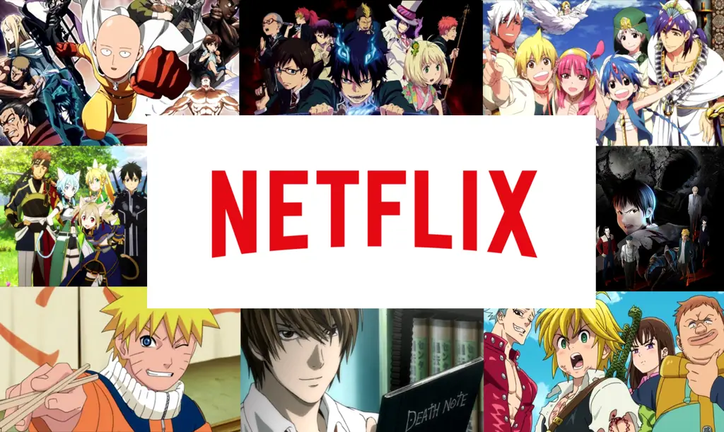 Mencari Film Anime di Netflix Antarmuka Netflix untuk mencari film anime