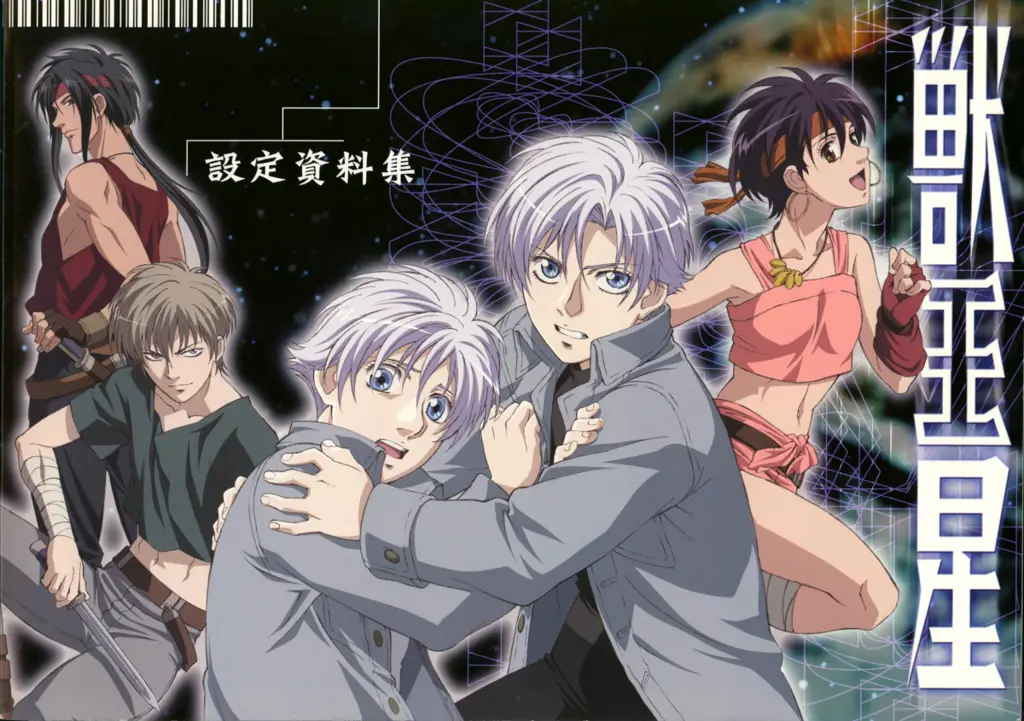 Gambar pemandangan kota futuristik dalam anime
