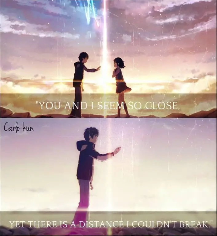 Poster film Your Name.