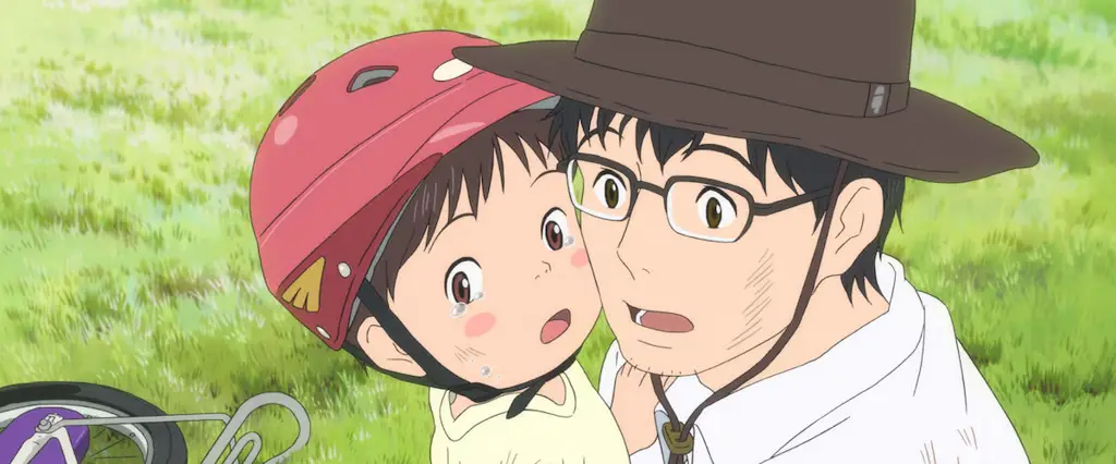Adegan yang memukau dari film Mirai Salah satu adegan menarik dalam film anime Mirai