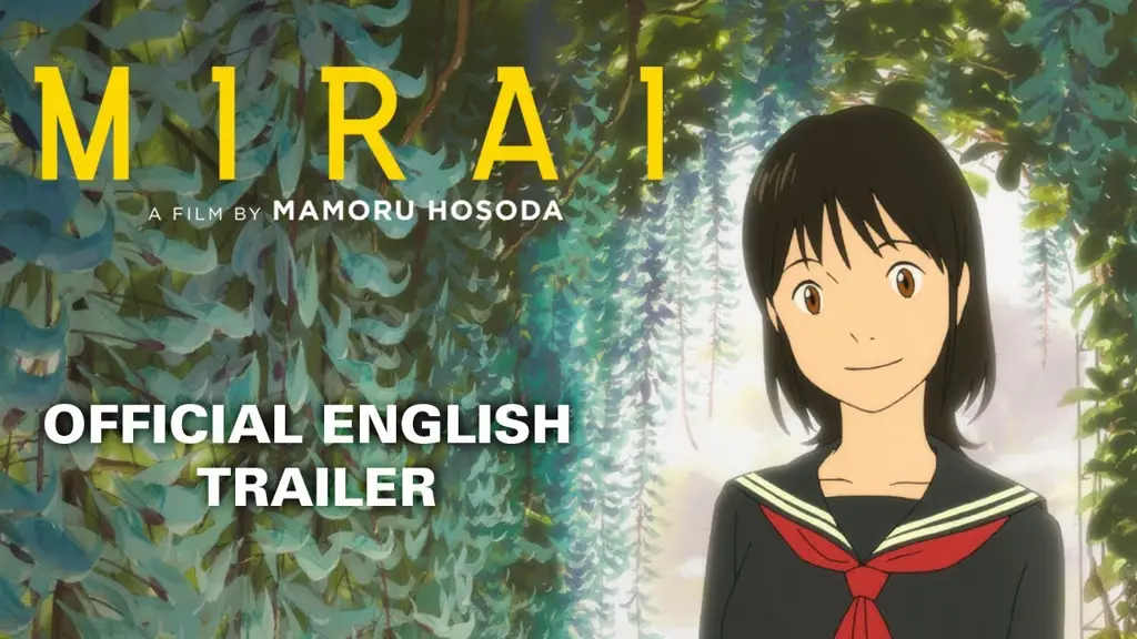 Adegan yang menggambarkan hubungan emosional antara Kun dan Mirai Adegan mengharukan dalam film Mirai