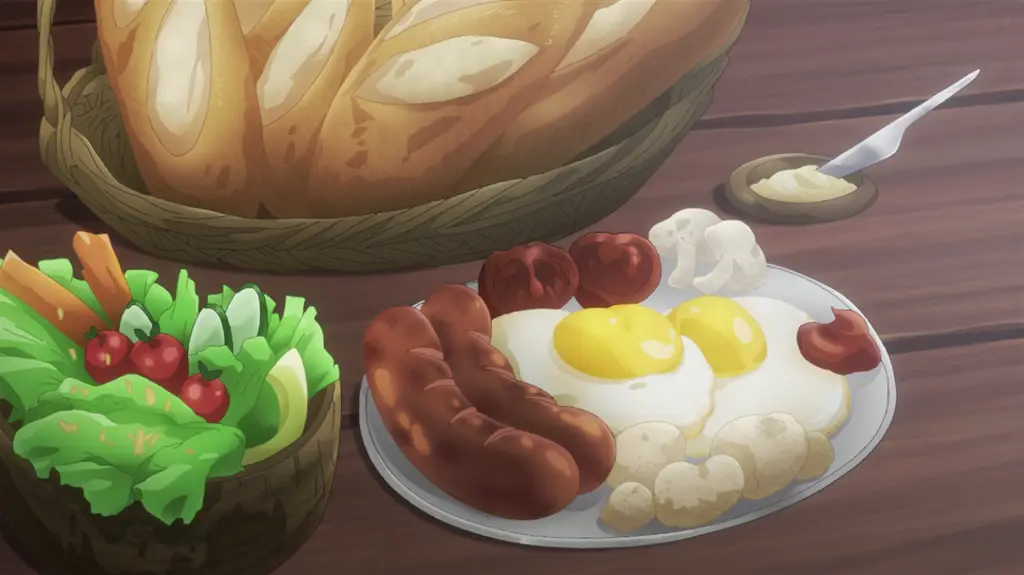 Makanan Nyaman untuk Menghibur Hati yang Sedih Gambar makanan nyaman bergaya anime