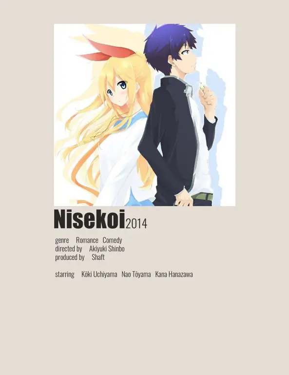 Poster film Nisekoi Poster film Nisekoi