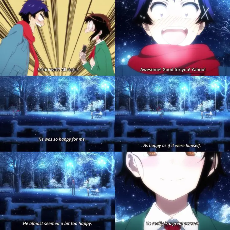 Poster Film Nisekoi Poster film Nisekoi yang menampilkan Raku Ichijo dan Chitoge Kirisaki