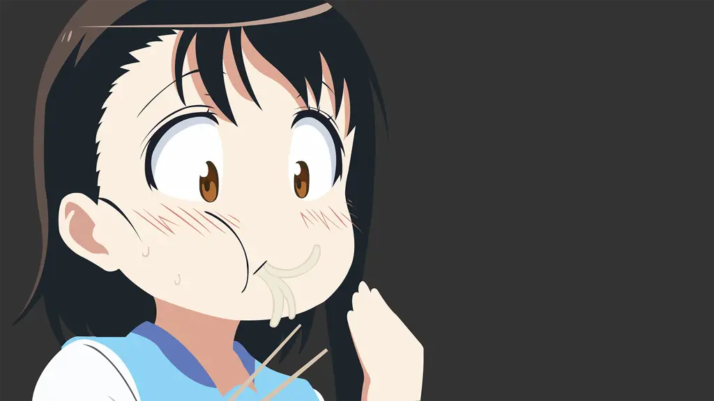 Adegan Romantis Nisekoi Adegan romantis antara Raku dan salah satu gadis di anime Nisekoi