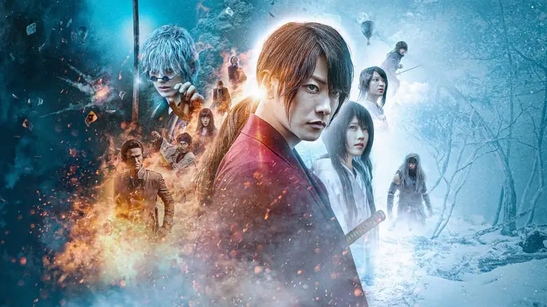 Poster film yang menarik dan penuh aksi Poster film Rurouni Kenshin