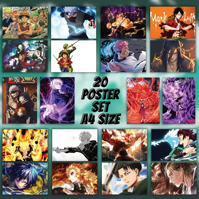 Koleksi Film Anime Poster-poster berbagai film anime